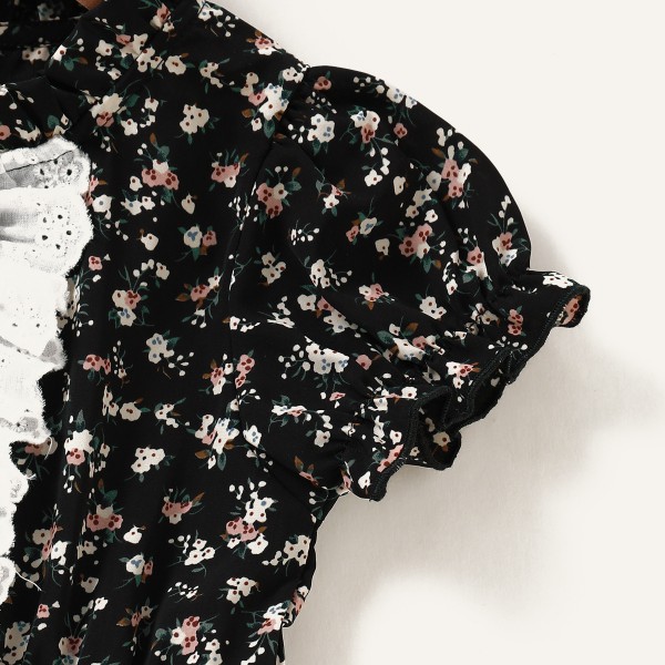 Youkan Fashion new style floral dress for girls kids summer clothing