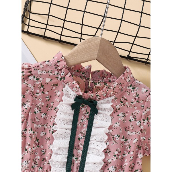 Youkan Fashion new style floral dress for girls kids summer clothing