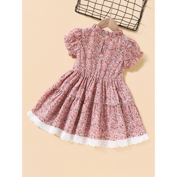 Youkan Fashion new style floral dress for girls kids summer clothing
