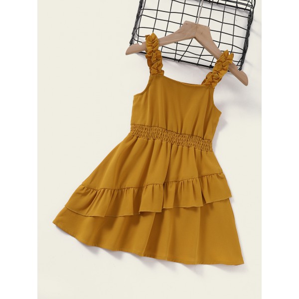 Youkan fashion girls clothing sweet girl sleeveless  princess dress