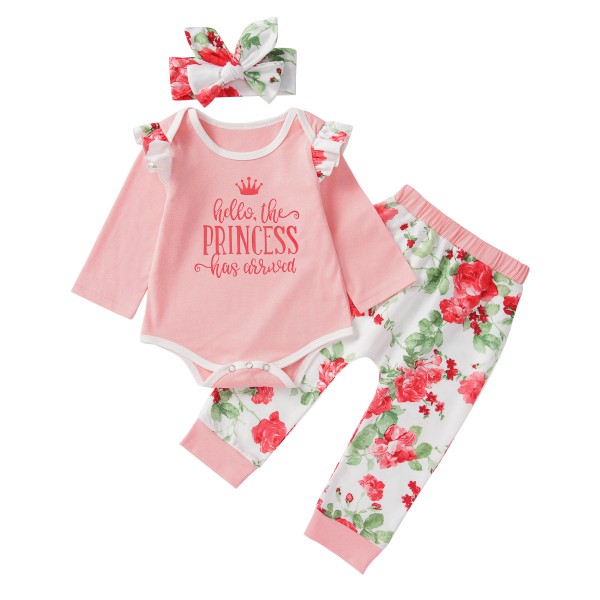 Youkan Fashion Baby Girl Romper Set Clothings Chil...