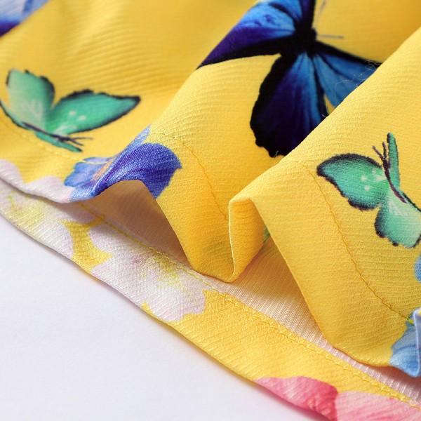 Youkan Fashion Summer Children Toddler Baby Girls Floral Vest Crop Tops Shorts Set Summer Outfit Kid 