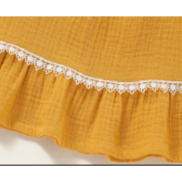 2020 new Sleeveless baby dress dress girls pure color baby dress 