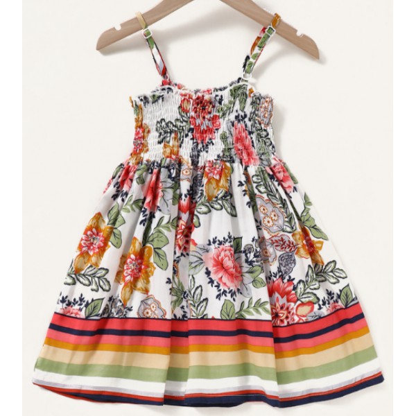 Youkan Fashion Summer Girls Dress  Print Flowers S...