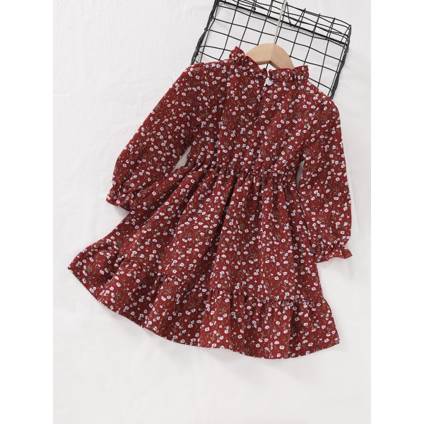 Cute  Kids Clothing Autumn Cotton Knee Length Girl...