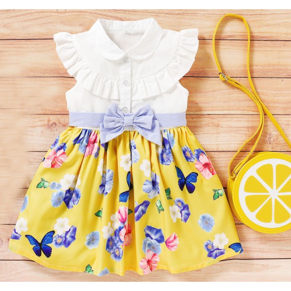 Baby Girls Lovely Dresses Girls Kids Summer Dress 