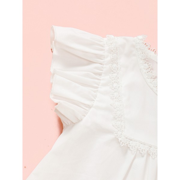 New design  summer baby girl short sleeve bow matching solid shorts sets summer 2pcs clothes set 