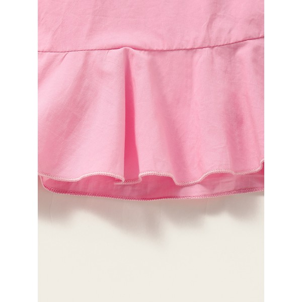 Summer cute baby kids girls set floral pattern little girls kid dress suit for baby 