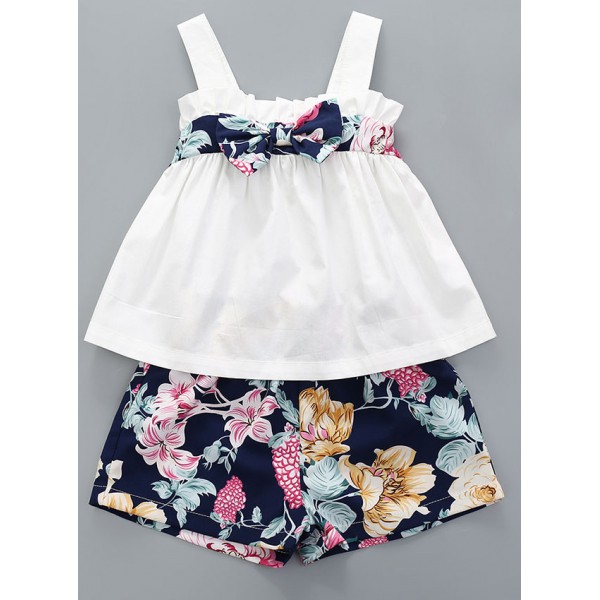 Youkan Fashion Little girl suit with white sleevel...