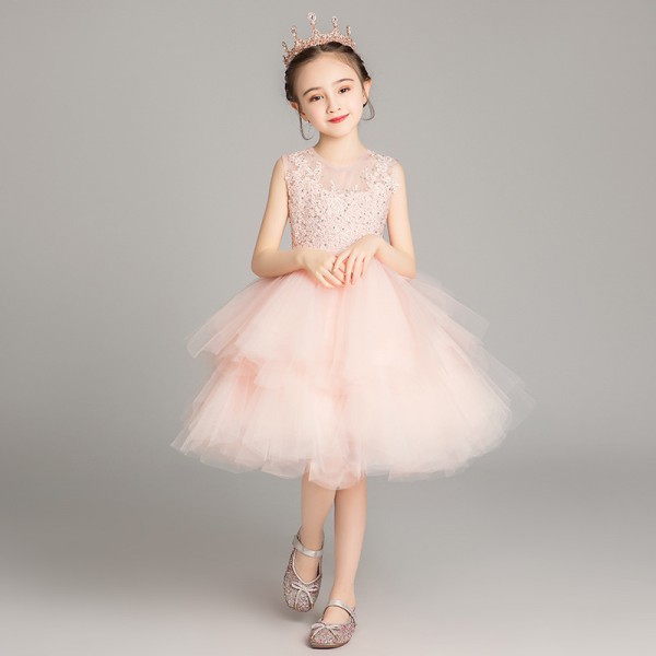 Youkan Fashion catwalk wedding dress children's we...