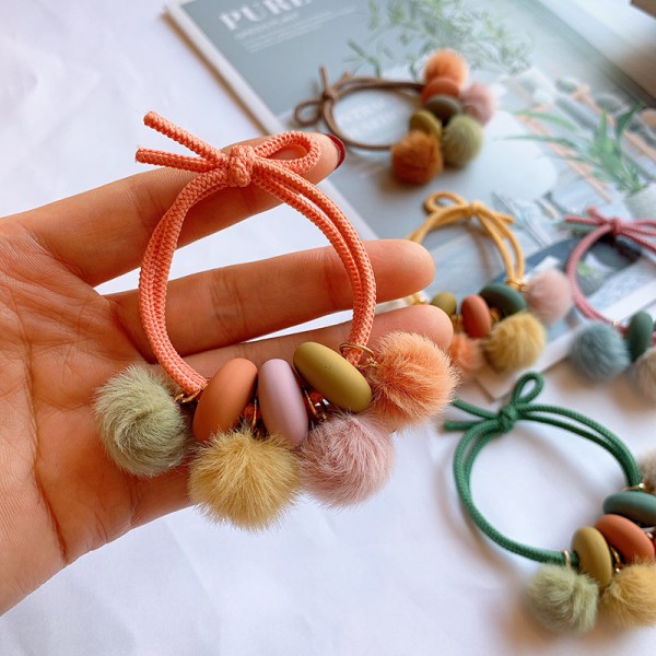 Fashion cute girls hair rubber bands  hair ties for kids 