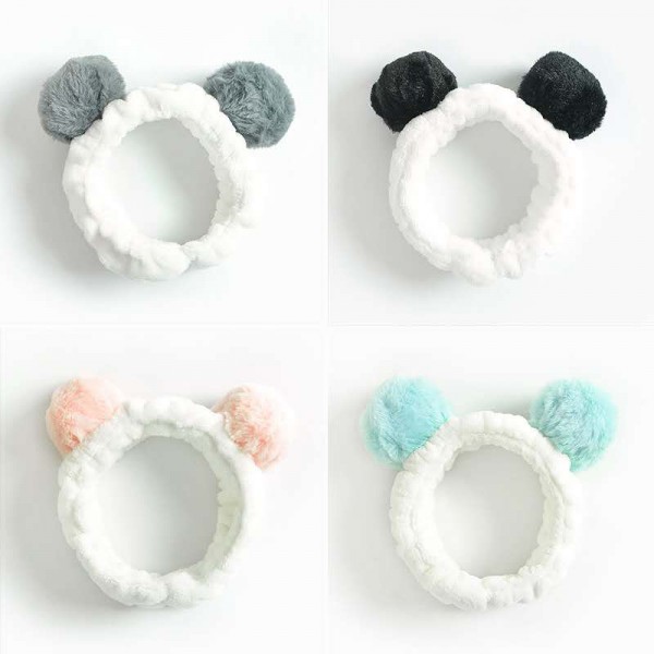 Hot Selling Fashionable Panda Ear Makeup Headband ...