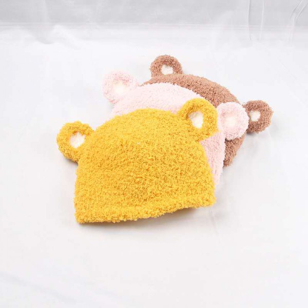 New baby cartoon kids gift caps soft cute knit hat...