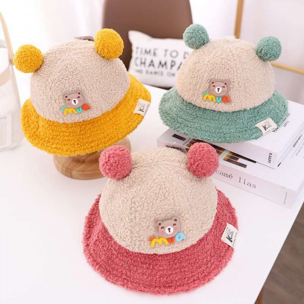 High Quality Autumn And Winter Baby Bucket Hat Sof...