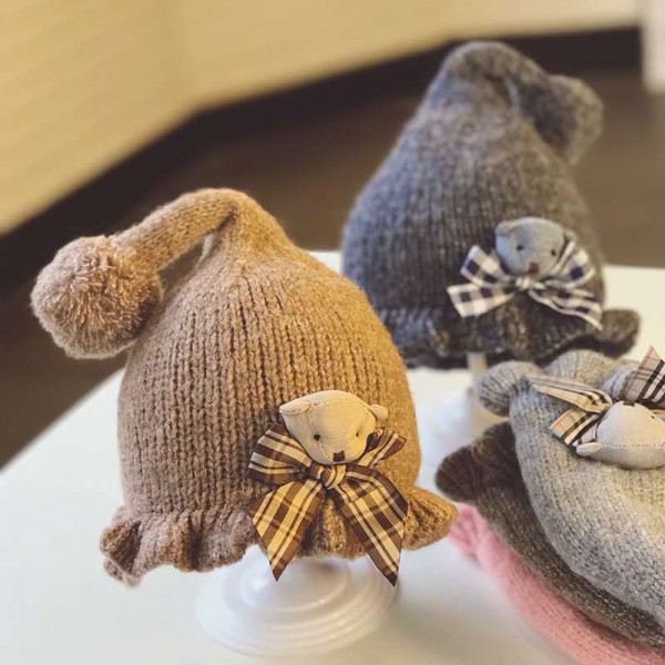 Wholesale Winter hat for kids Children hat knitted...