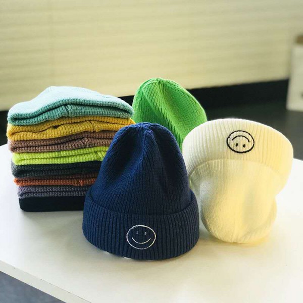 Custom Embroidered Logo Kids Knitted Winter Hat fo...