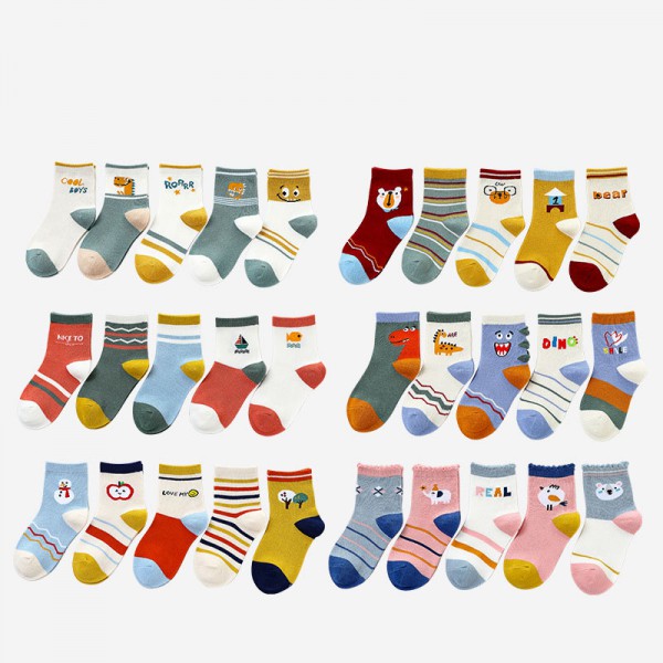 Custom wholesale happy fun colorful cute socks for...