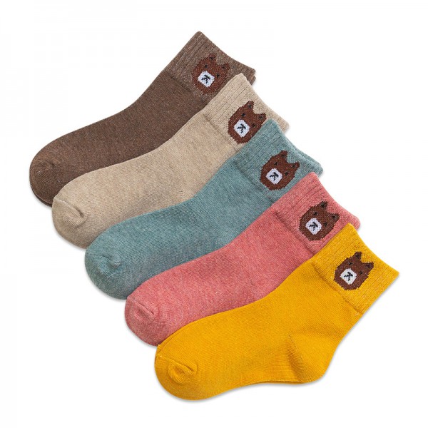 Youkan Fashion kid colorful cartoon sock wholesale cotton cute children socks