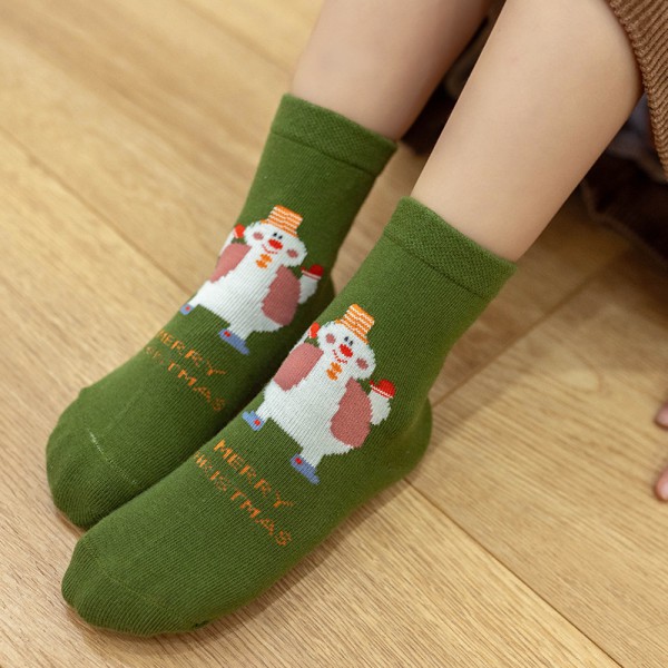 Youkan Fashion Kids funny christmas socks breathable baby christmas socks