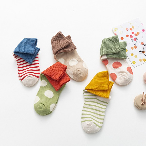 Youkan Fashion Factory Supplier Custom Size Cheap Kid Cotton Crew Socks 