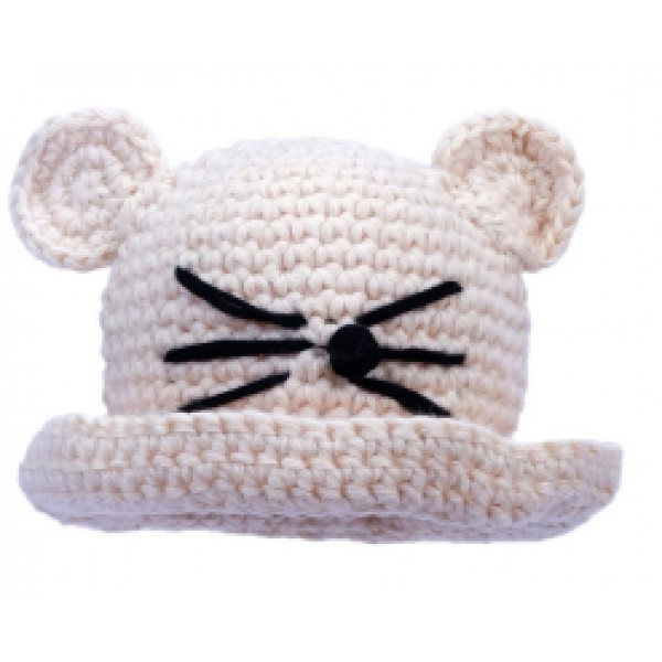 Hot Winter Cute Plain Children Knitted Kids Hats 