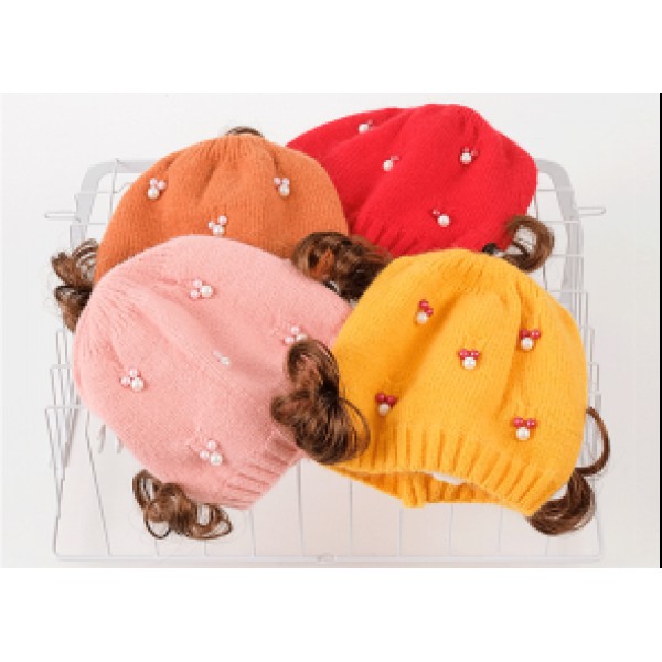Top quality carton  shape childrenhat cute  knitted winter hats for kids