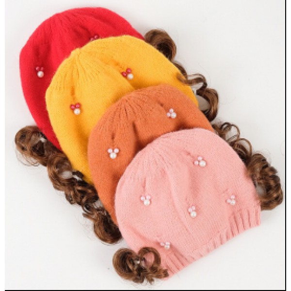Top quality carton  shape childrenhat cute  knitted winter hats for kids