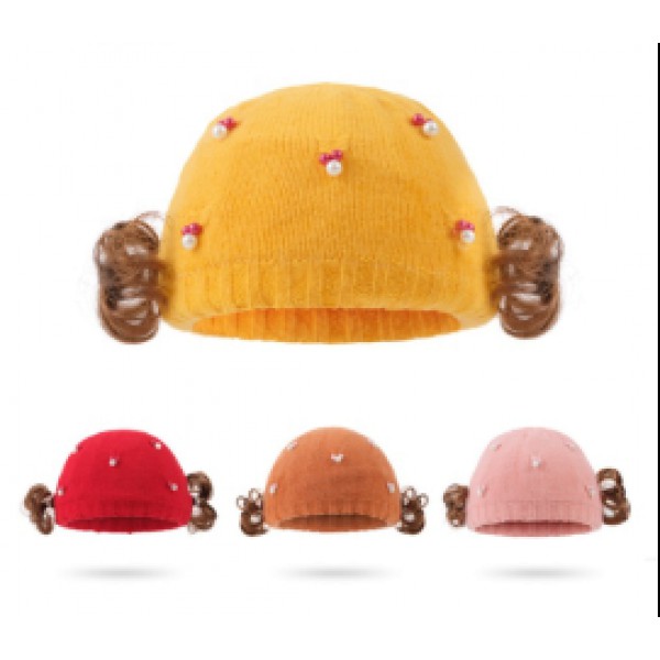 Top quality carton  shape childrenhat cute  knitted winter hats for kids