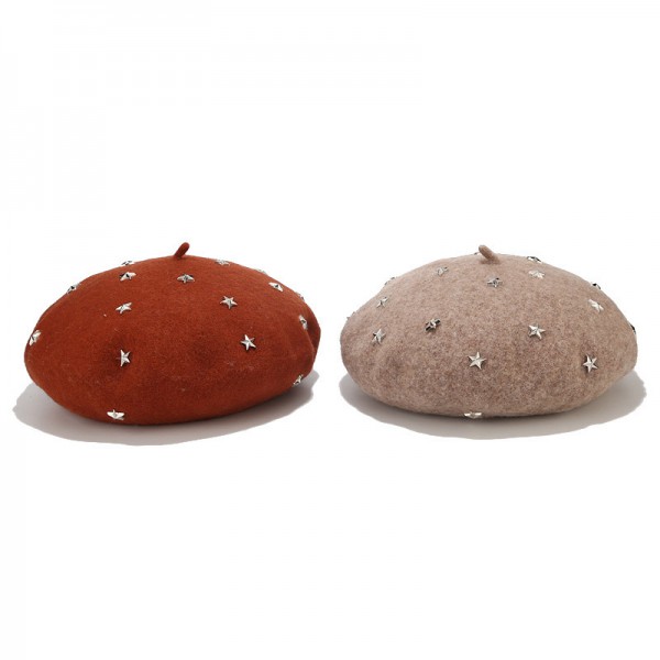 Youkan Fashion  Women Winter Berets Pear Cashmere ...