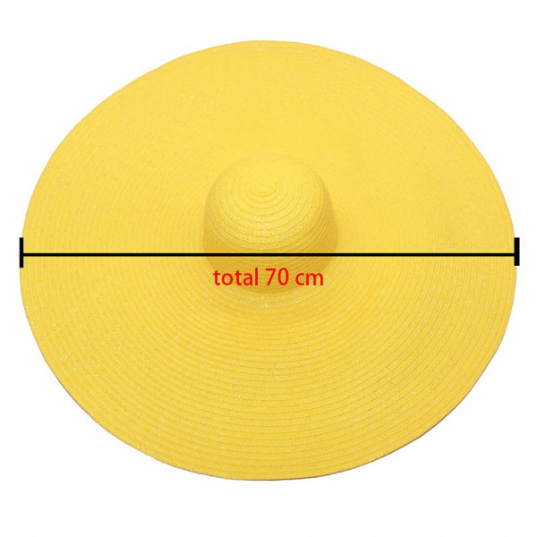 New big eaves hat, straw hat, collapsible beach hat, summer sun protection hat, sunshade hat