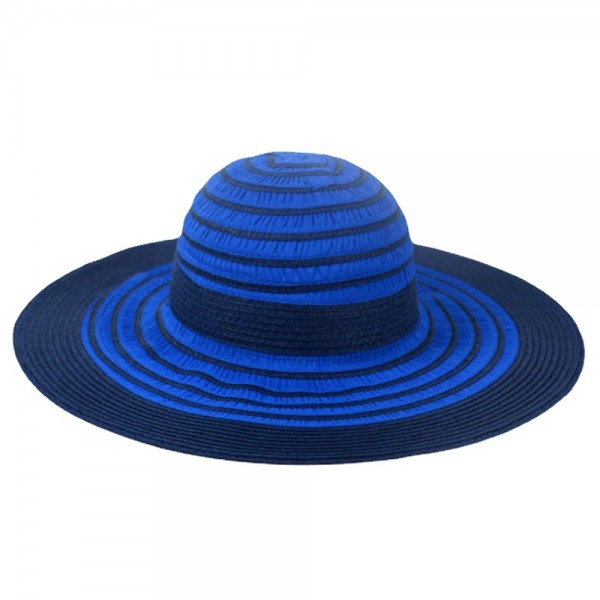 Patchwork cloth hat with large eaves for sun protection straw hat with large brim for summer ladies