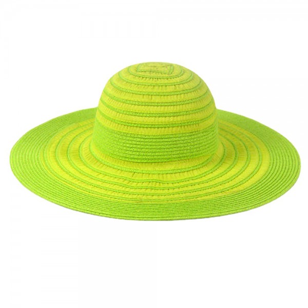 Patchwork cloth hat with large eaves for sun prote...