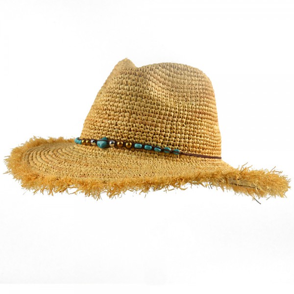 Summer beach 100% Lafite hat High quality crochet ...