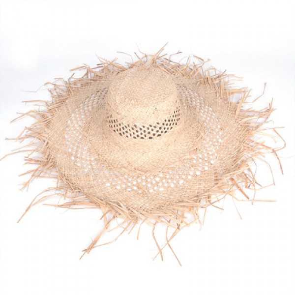 Women's Large Brim Raffia Straw Hat YouKan Fashion...