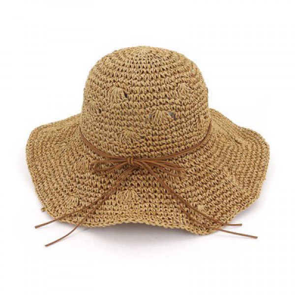  Wholesale Soft Foldable Visor Summer Beach Straw ...