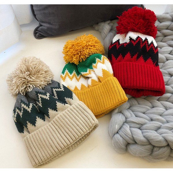 Women Warm Cute  Winter Hats YouKan Fashion Thick Chunky Soft Stretch Knitted Caps Stylish Snow Beanies for Ladies 