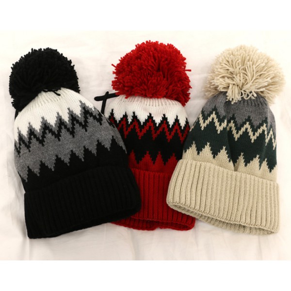Women Warm Cute  Winter Hats YouKan Fashion Thick Chunky Soft Stretch Knitted Caps Stylish Snow Beanies for Ladies 