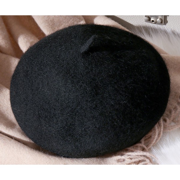 Wholesale High Quality Solid Color Beret Painter Hat YouKan Fashion Wool Beret Hat