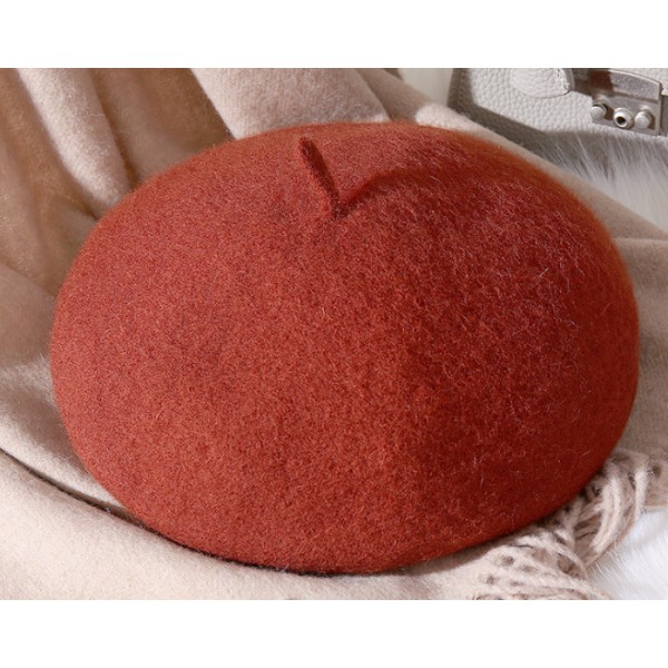 Wholesale High Quality Solid Color Beret Painter Hat YouKan Fashion Wool Beret Hat