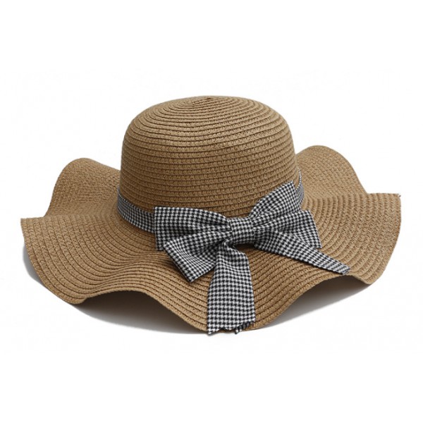 Starhope Custom Summer Cheap Foldable Beach Women Straw Boater Hat 