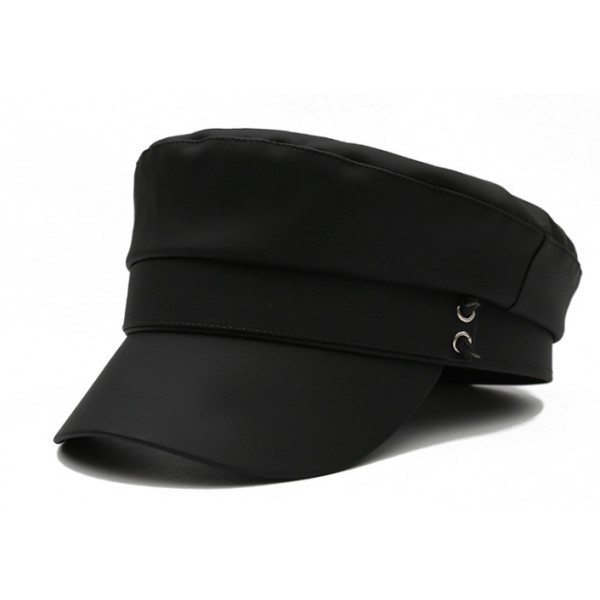 Youkan Fashion Quality Autumn Winter Women Berets Hat Plain Flat Navy Cap 