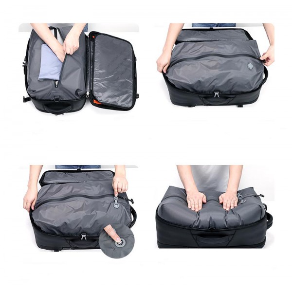 New vacuum compression waterproof business trip large capacity men's backpack multi-function travel bag computer backpack