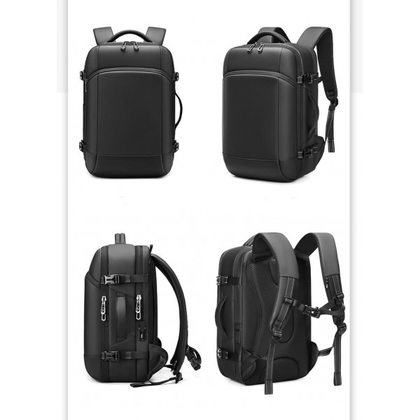 New vacuum compression waterproof business trip large capacity men's backpack multi-function travel bag computer backpack