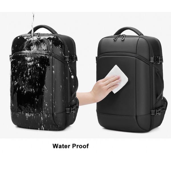 New vacuum compression waterproof business trip large capacity men's backpack multi-function travel bag computer backpack