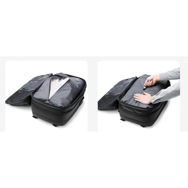 New vacuum compression waterproof business trip large capacity men's backpack multi-function travel bag computer backpack