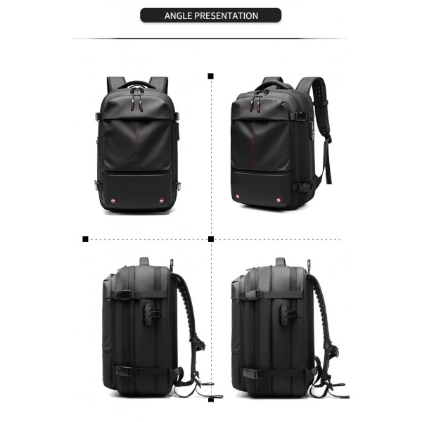 New vacuum compression waterproof business trip large capacity men's backpack multi-function travel bag computer backpack