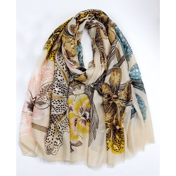 French bronzing long towel super soft satin feel s...