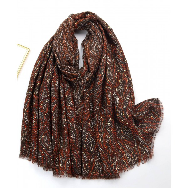 French bronzing long towel super soft satin feel s...