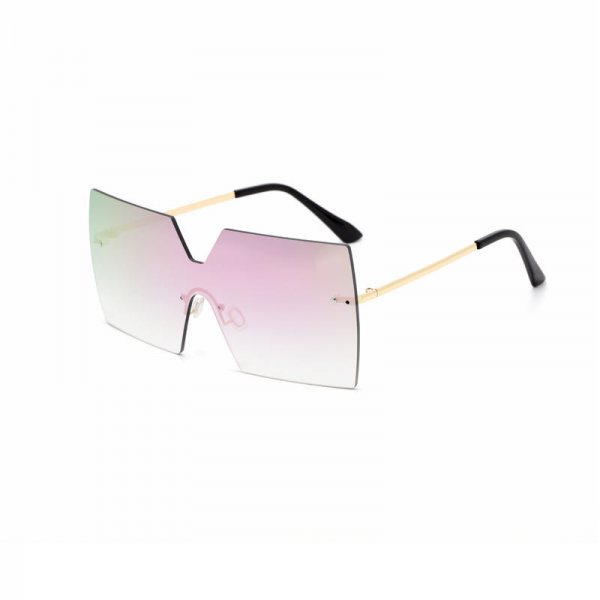 YouKan New Trend Square Women Shades Ladies Custom Logo Frameless Sunglasses