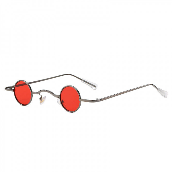 2020 New Arrivals YouKan  Fashion Women Retro Vintage Glasses Small Round Metal Shades Sunglasses